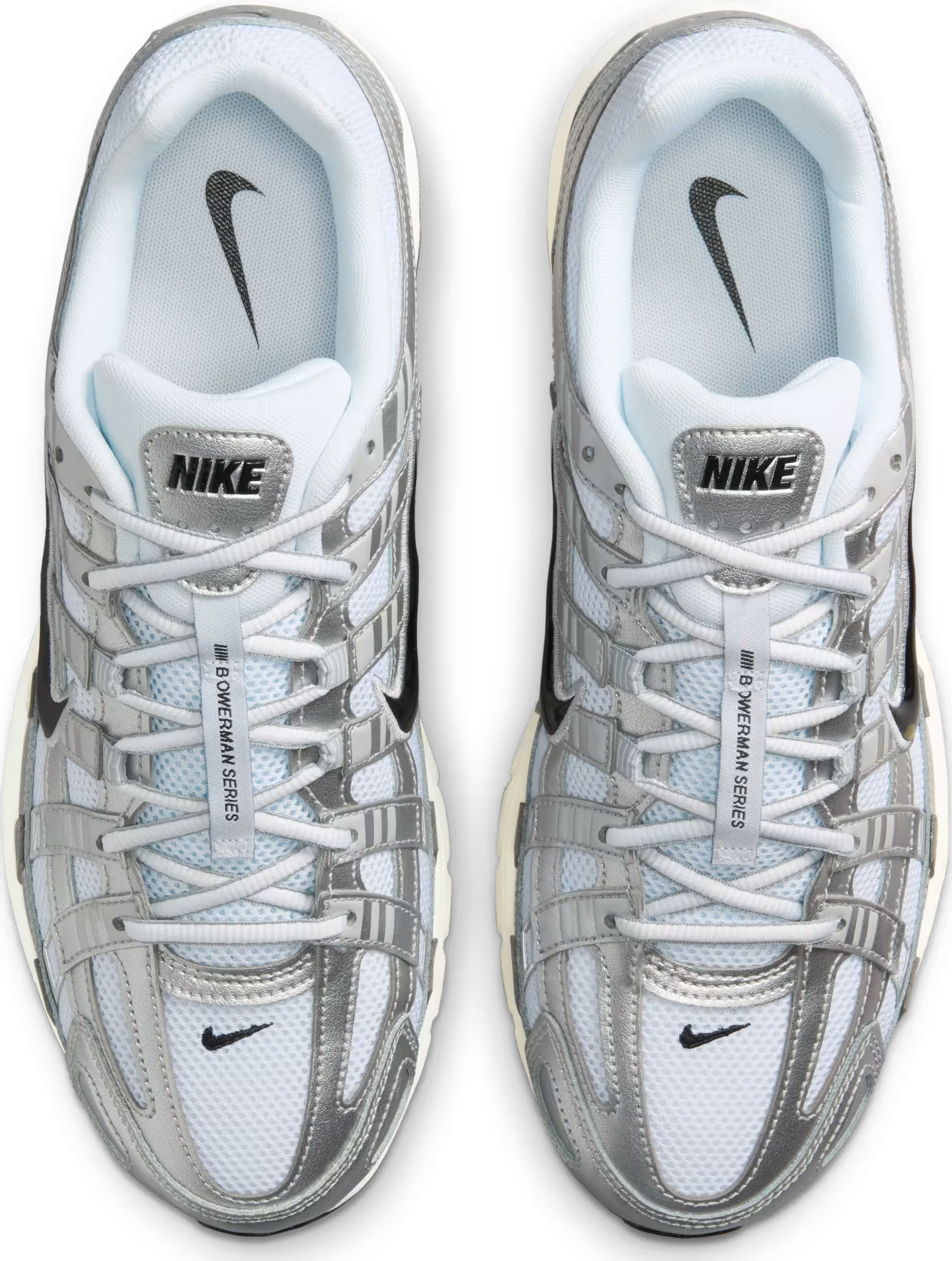 Nike P-6000 "White Metallic Silver Flat"