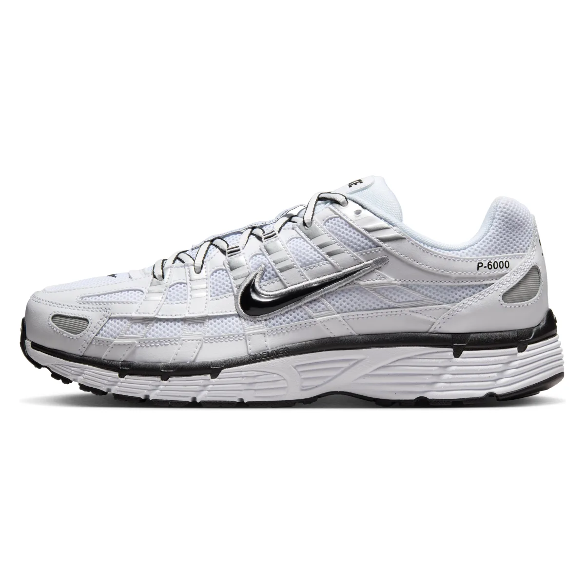 Nike P-6000 "White Metallic Silver Black"