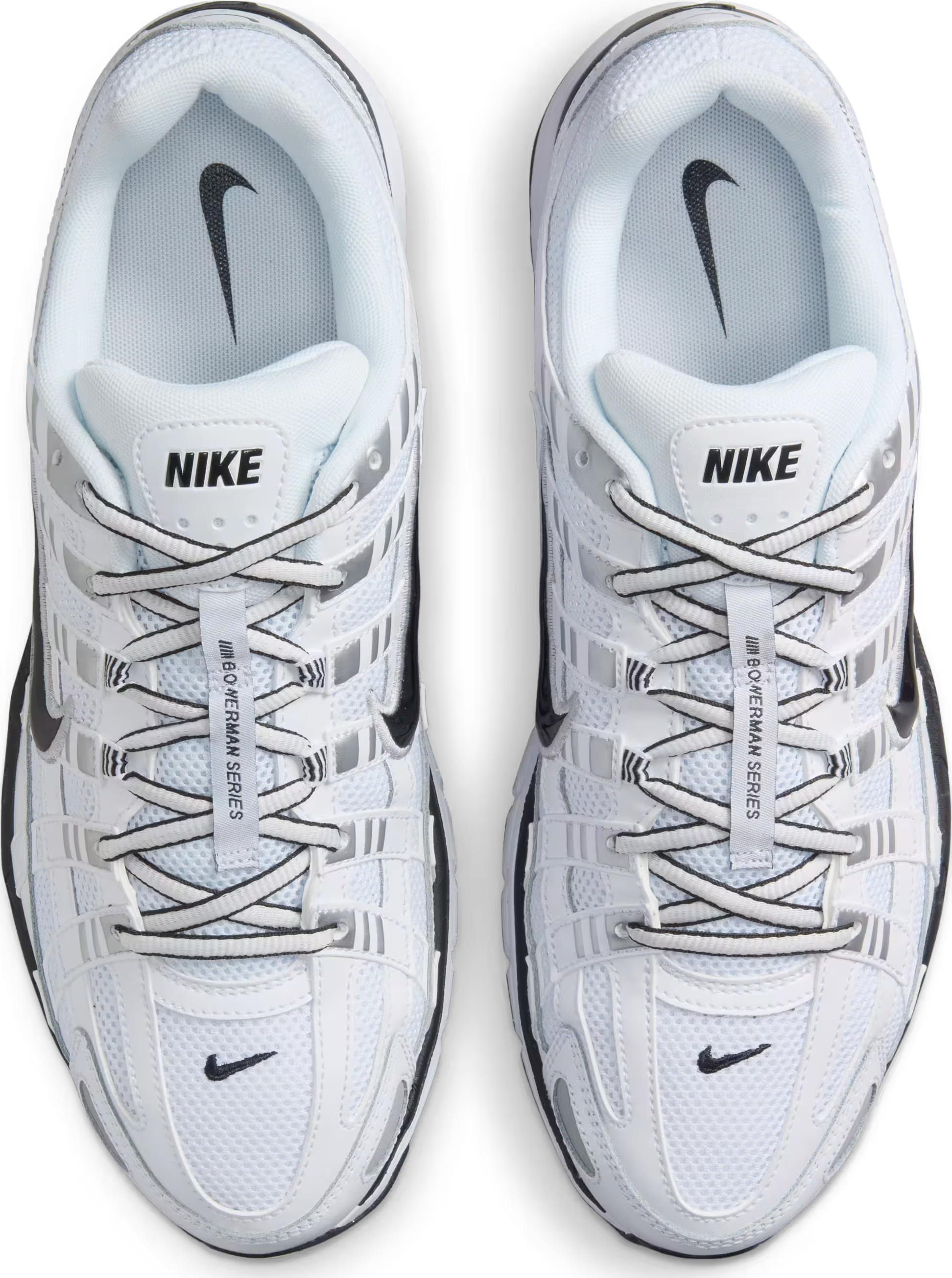 Nike P-6000 "White Metallic Silver Black"