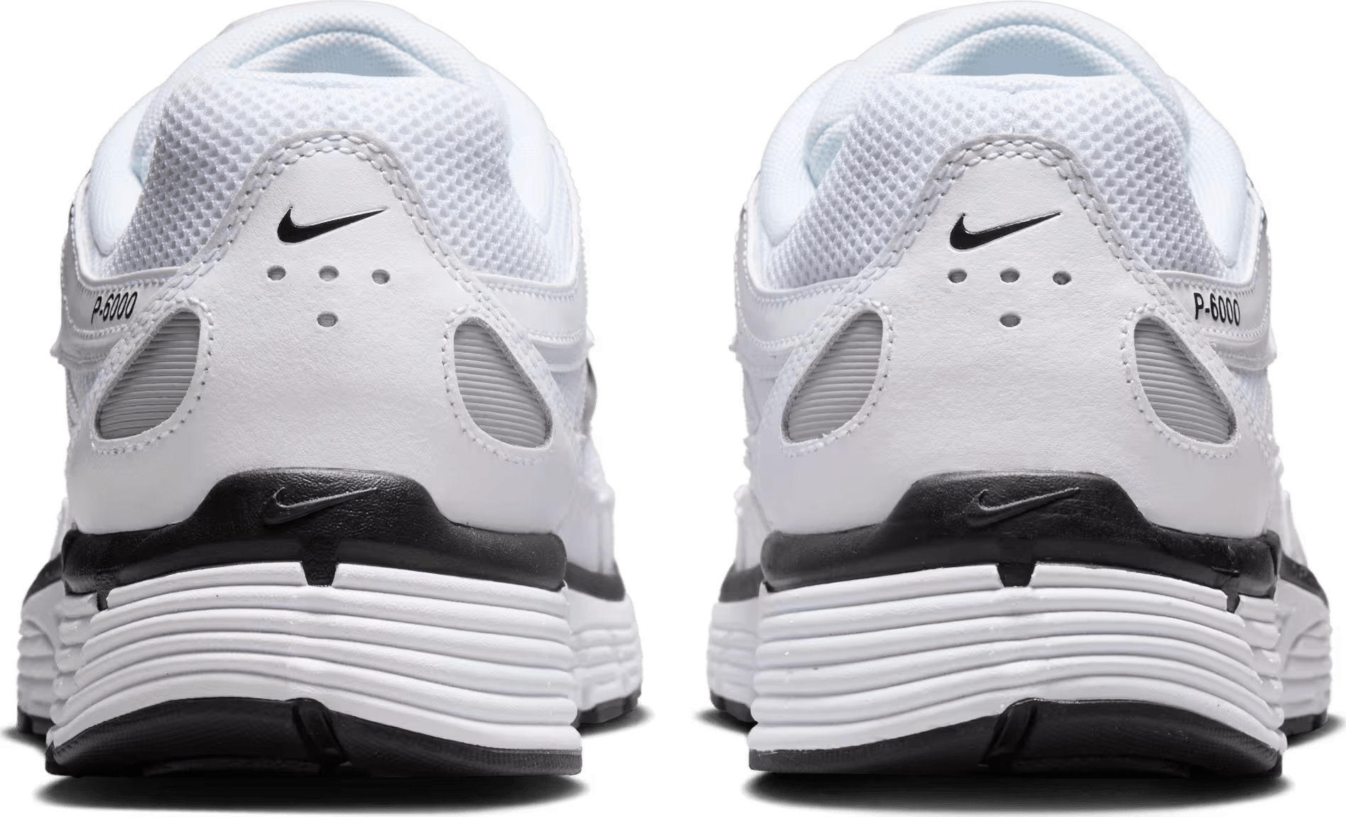 Nike P-6000 "White Metallic Silver Black"