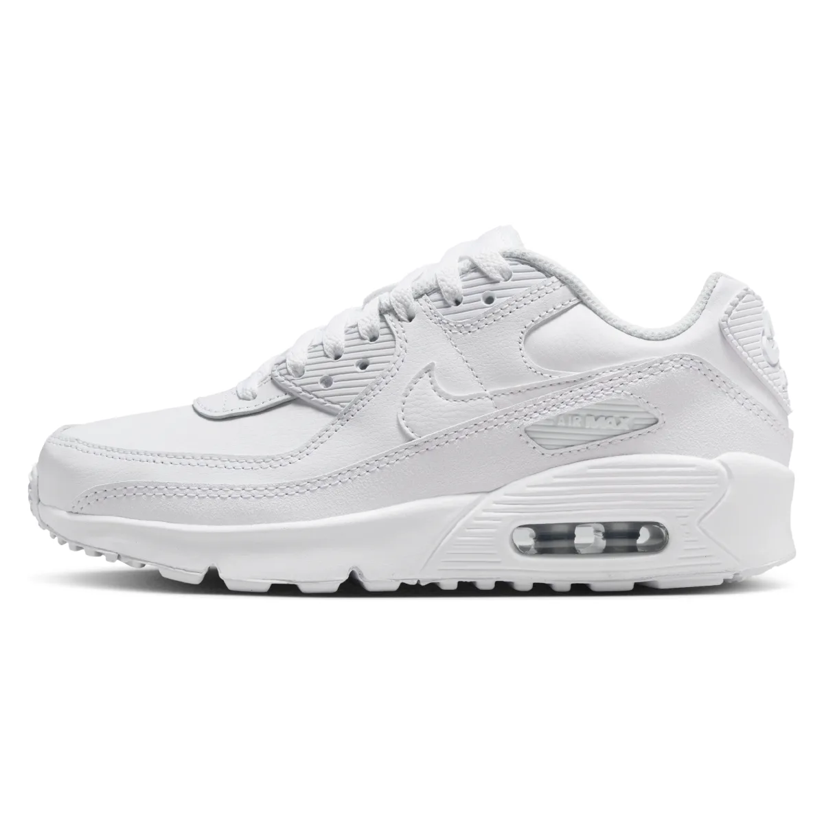 Nike Air Max 90 LTR GS "White Metallic Silver"