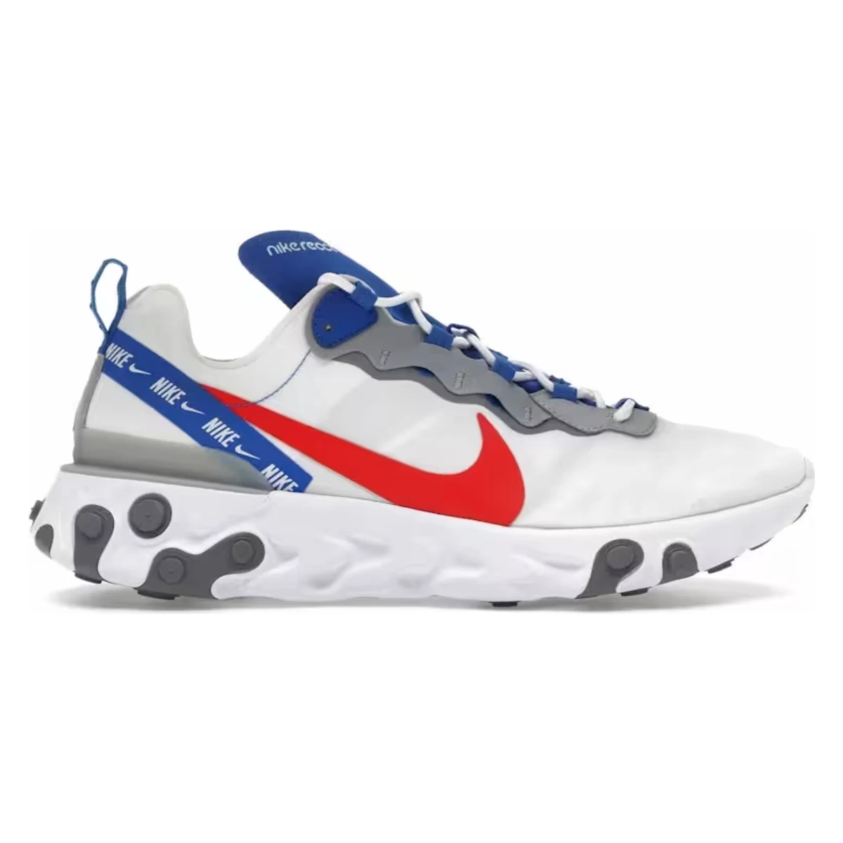 Nike React Element 55 White Game Royal