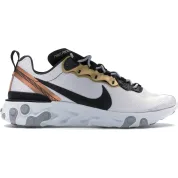 Nike React Element 55 Pure Platinum Black
