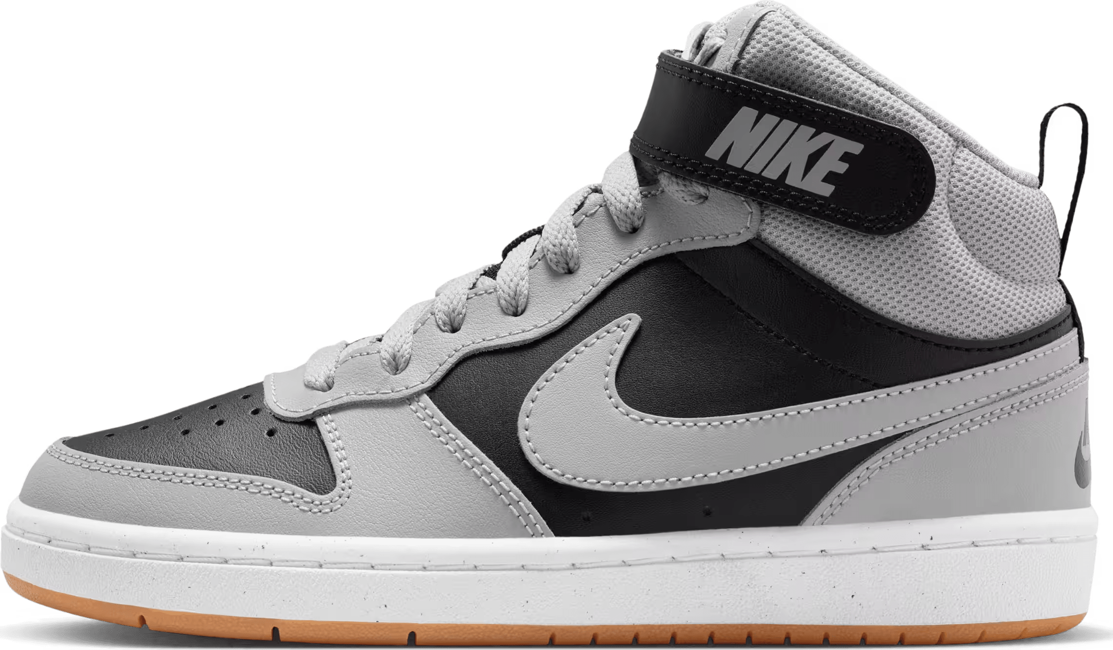 Nike Court Borough Mid 2 Black Light Smoke Grey Gum (GS)