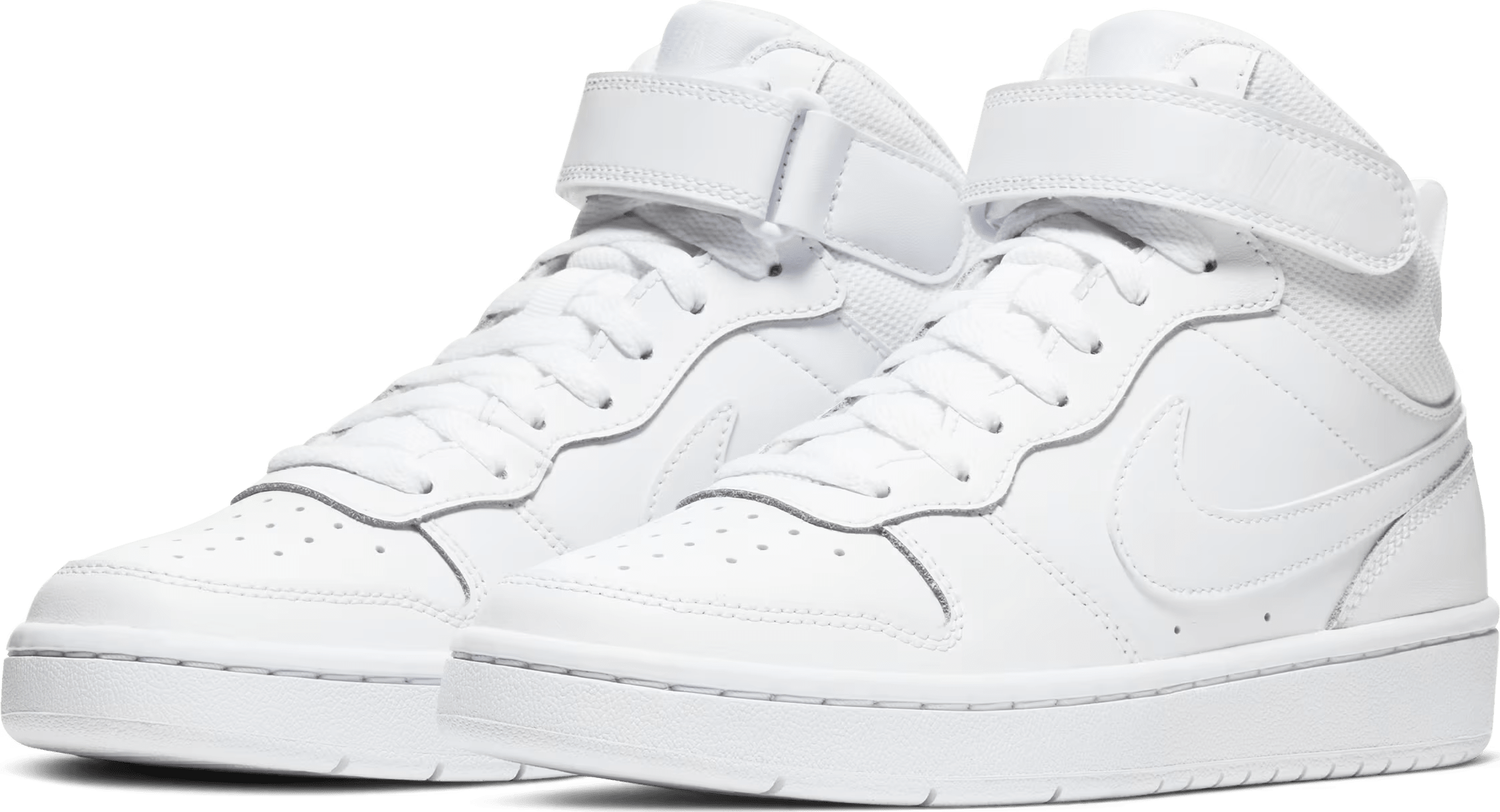 Nike Court Borough Mid 2 White (GS)
