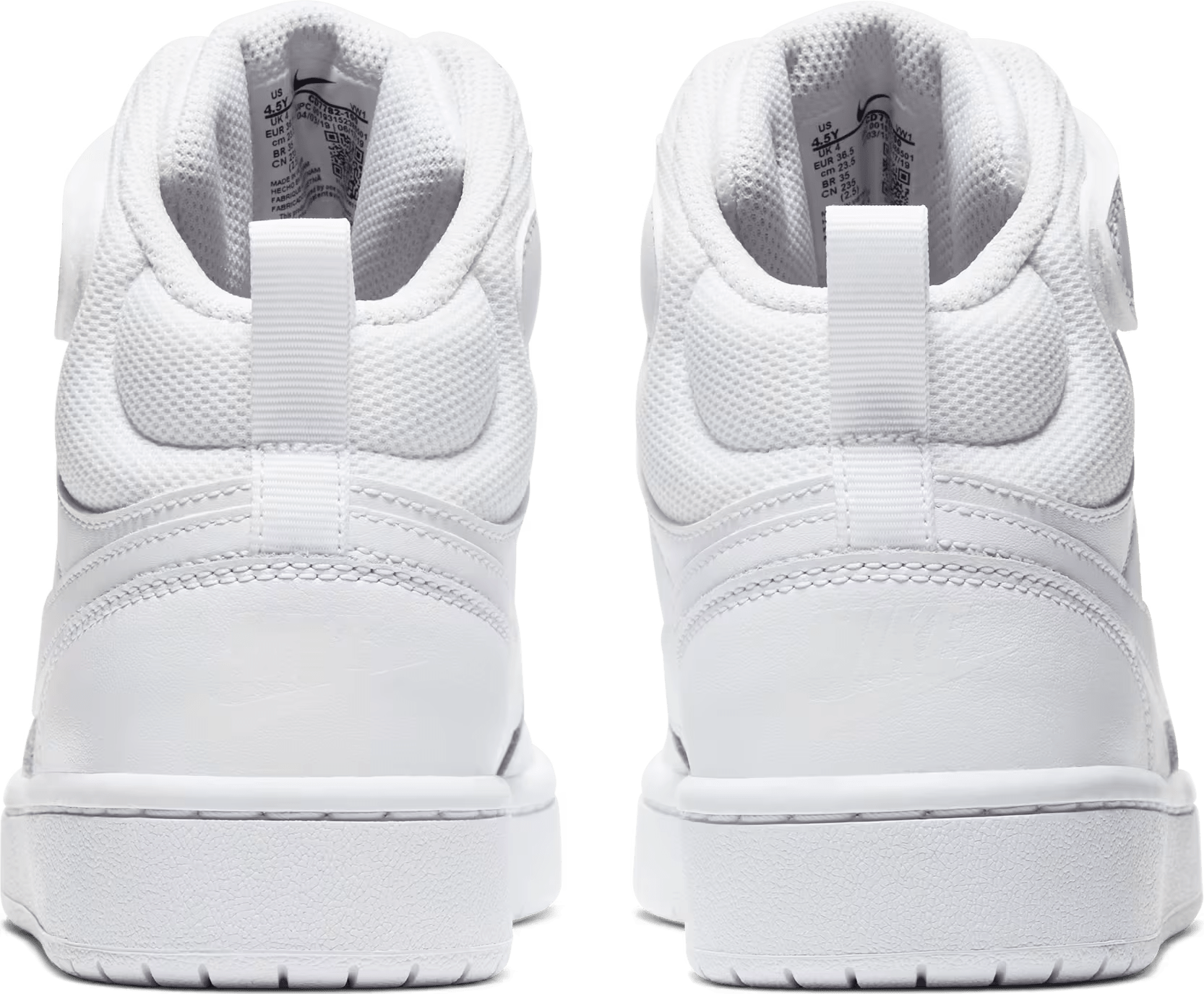 Nike Court Borough Mid 2 White (GS)