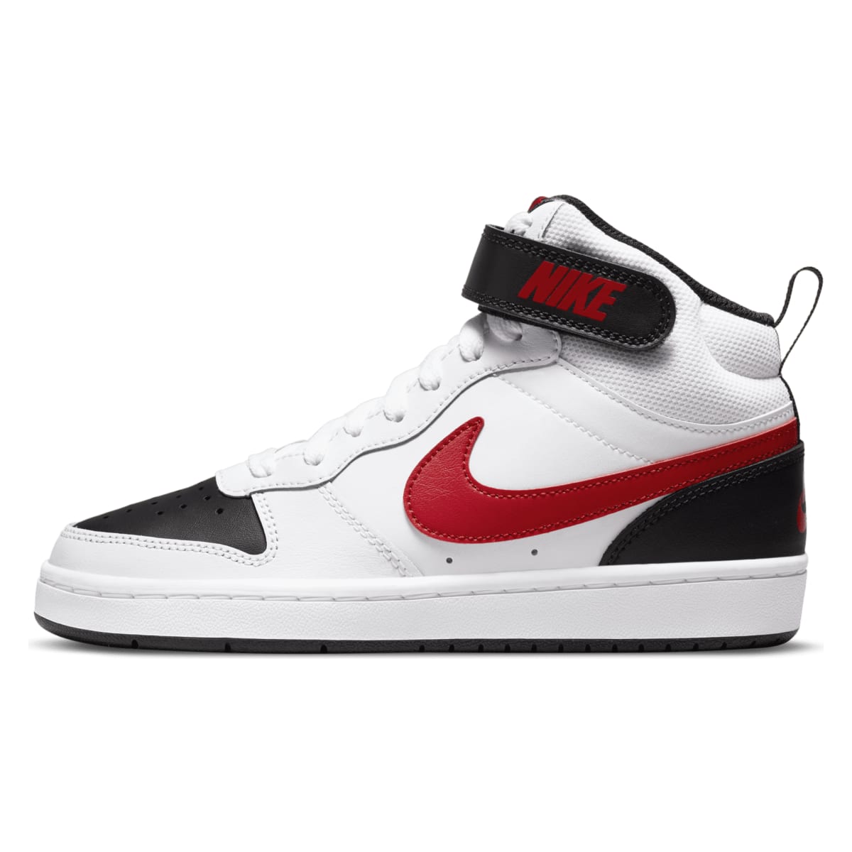 Nike Court Borough Mid 2 White University Red (GS)