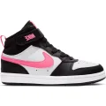 Nike Court Borough Mid 2 Black White Sunset Pulse (PS)