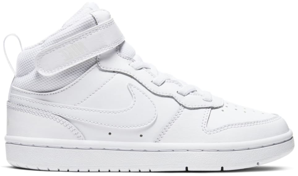 Nike Court Borough Mid 2 Triple White (PS)