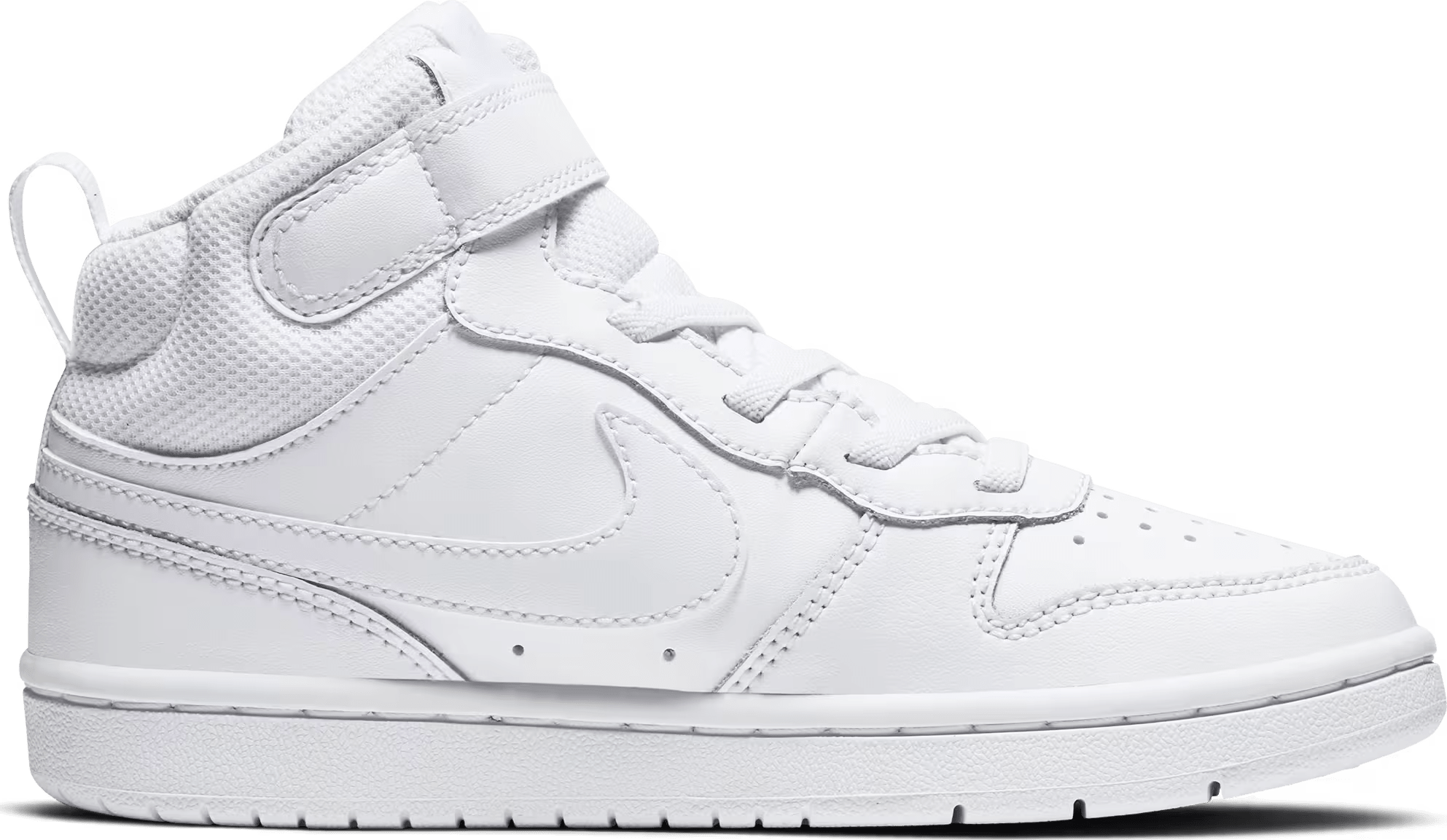 Nike Court Borough Mid 2 Triple White (PS)