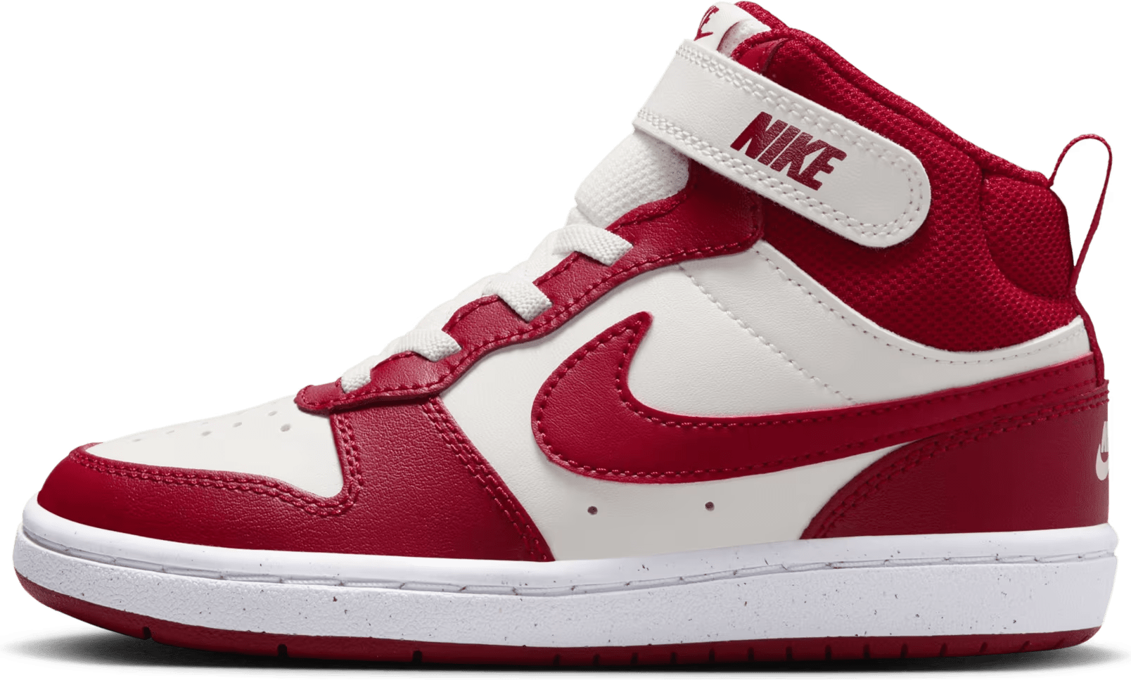 Nike Court Borough Mid 2 Sail White Gym Red (PS)