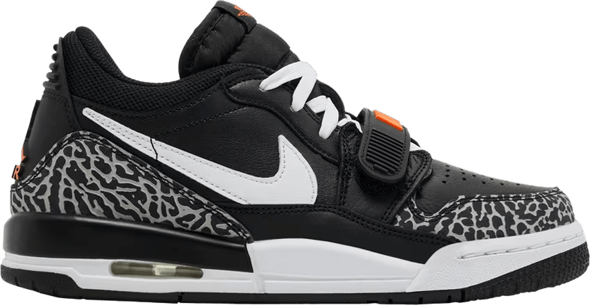 Jordan Legacy 312 Low Black White Safety Orange (GS)
