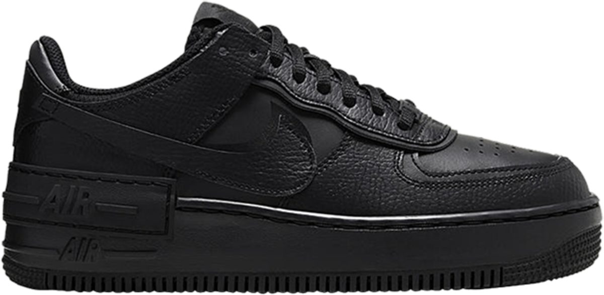 Nike WMNS Air Force 1 Shadow Triple Black Sneaker Squad