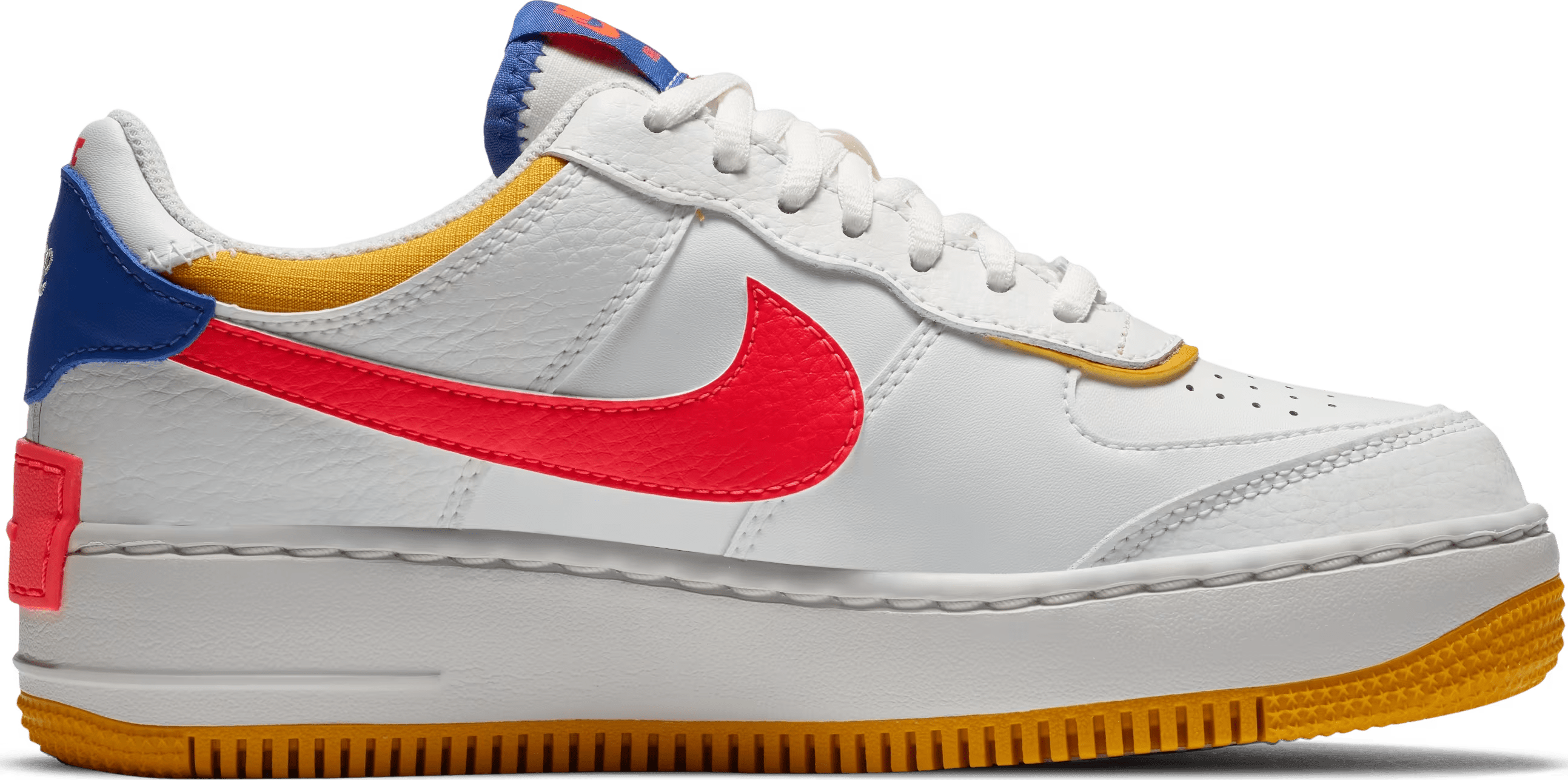 Nike WMNS Air Force 1 Shadow White Flash Crimson Astronomy Blue