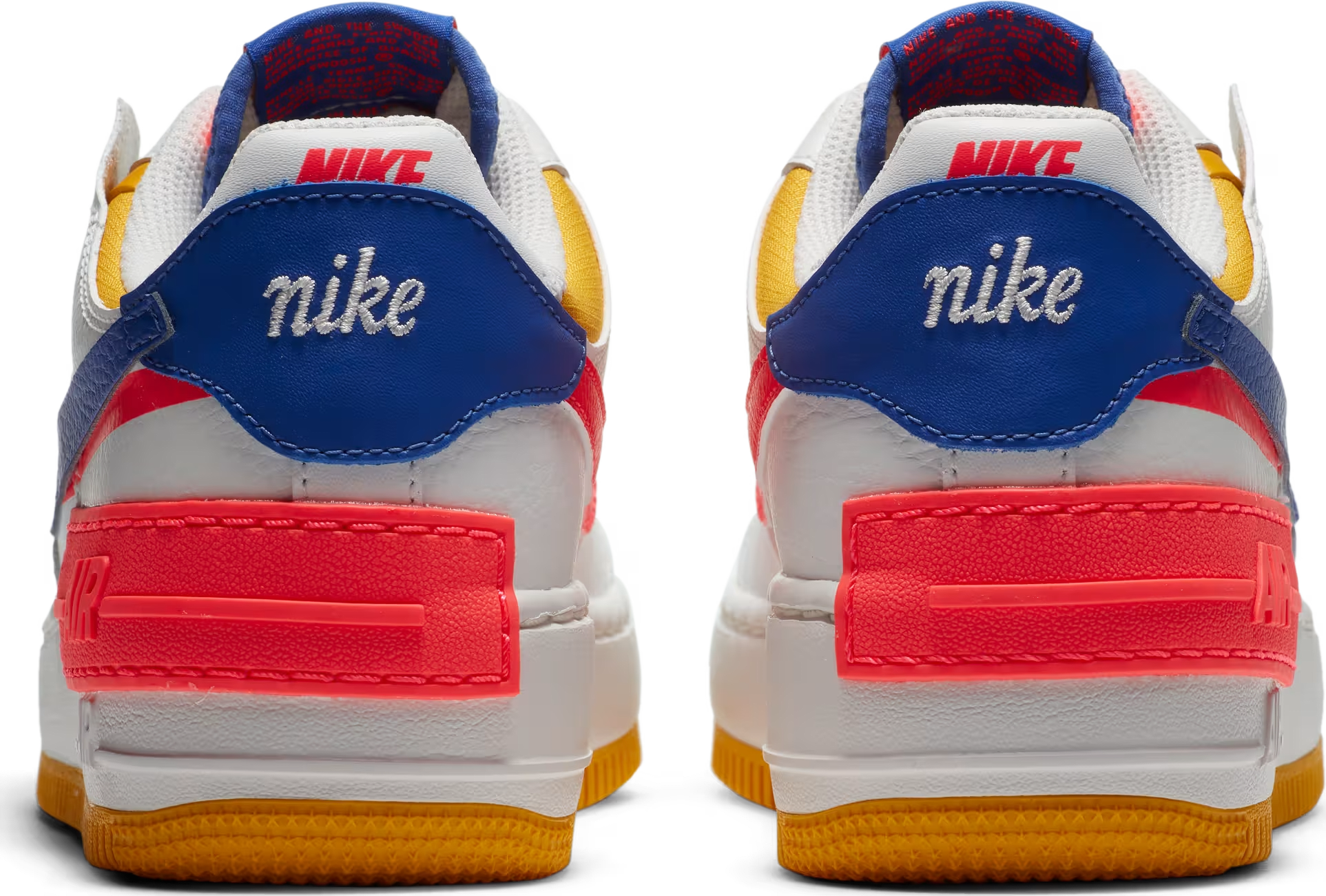 Nike WMNS Air Force 1 Shadow White Flash Crimson Astronomy Blue
