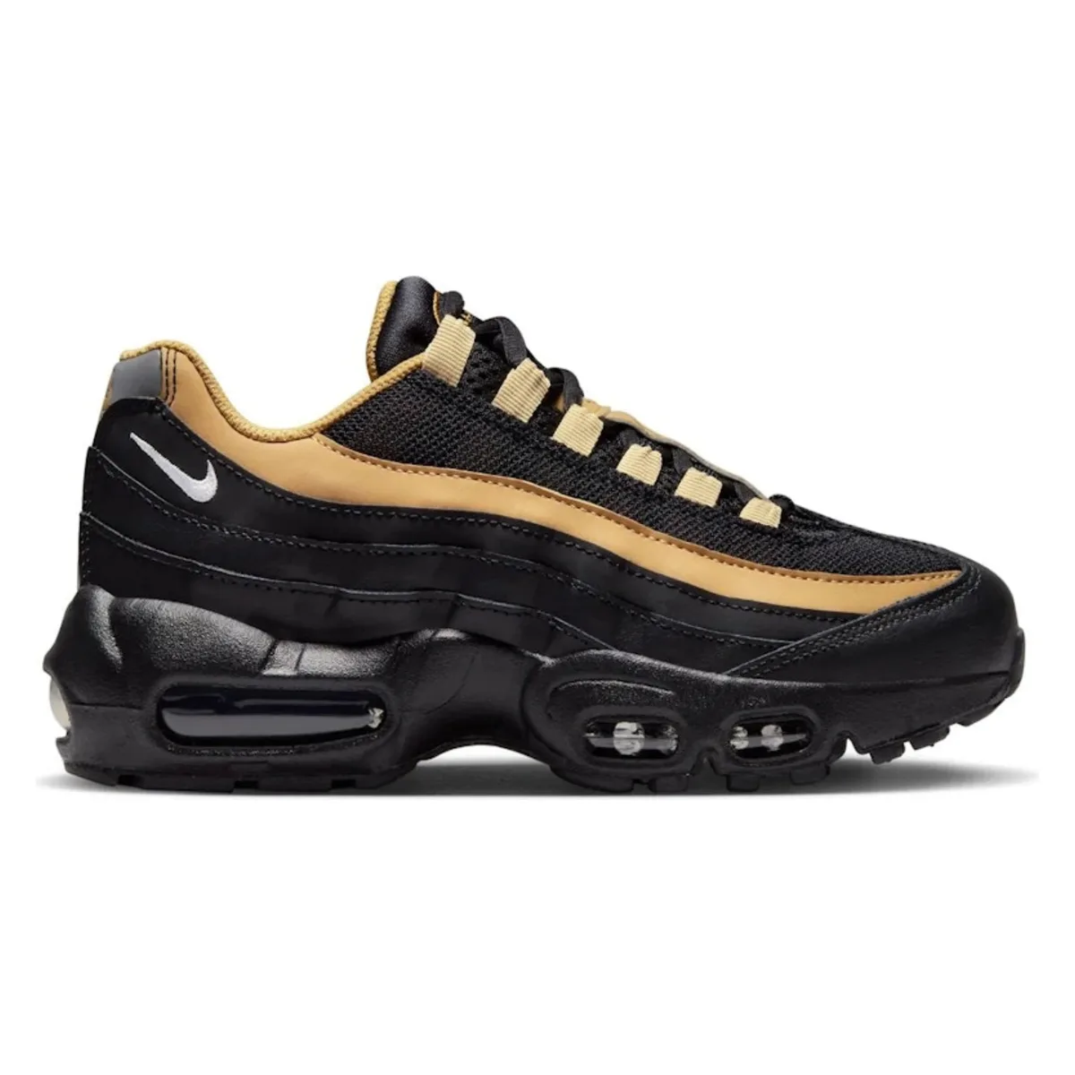 Nike Air Max 95 Recraft Black Elemental Gold (GS)
