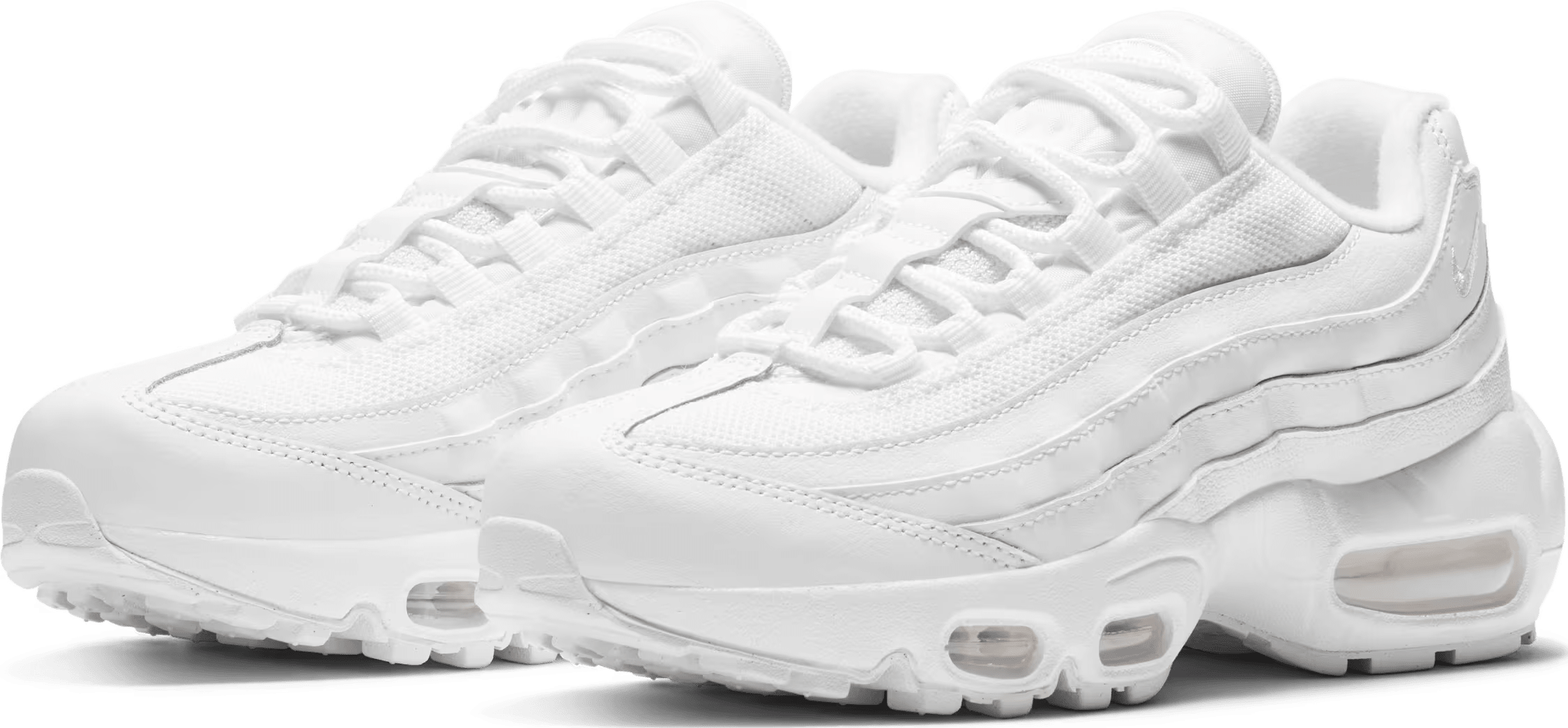 Nike Air Max 95 Recraft Triple White (GS)