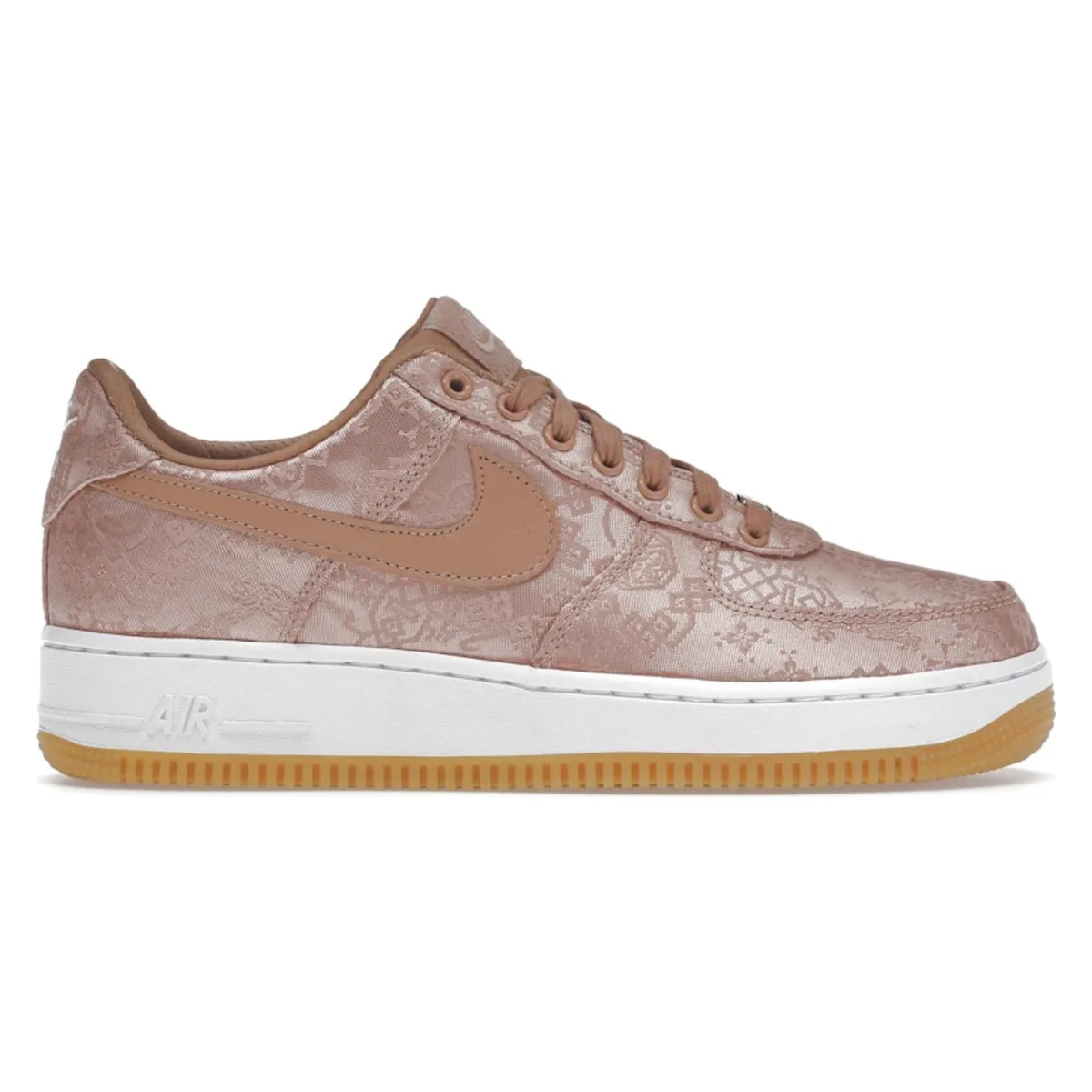 Nike x CLOT Air Force AF 1 Low Rose Gold Silk