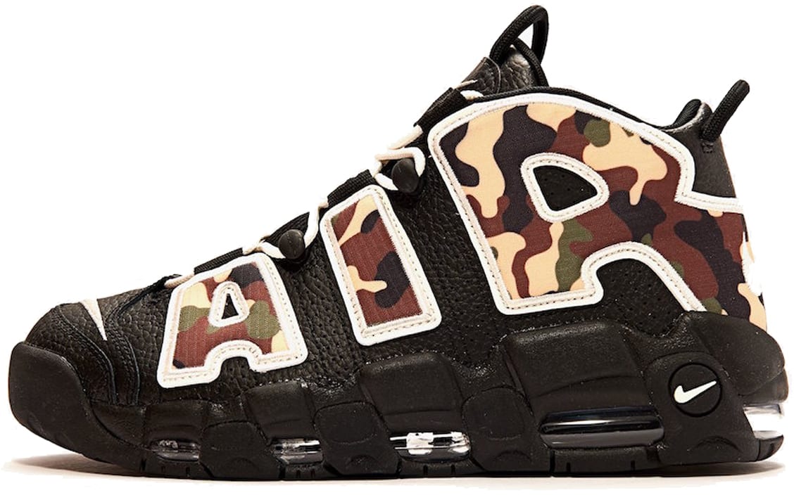 Nike Air More Uptempo QS Black Camo