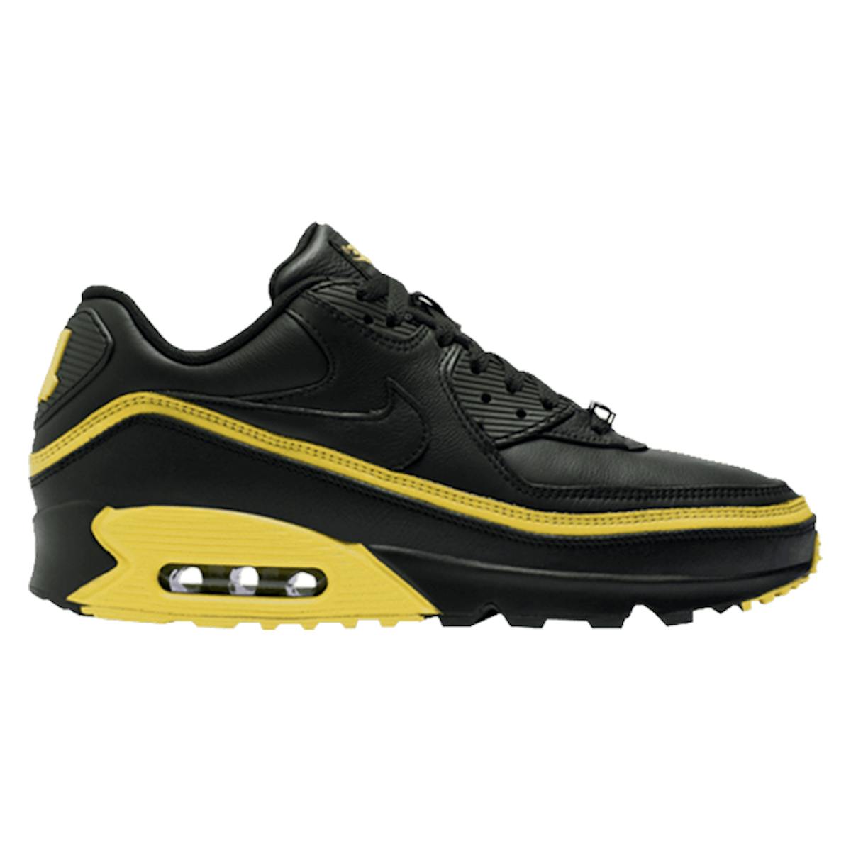 Undefeated x Nike Air Max 90 "Black Optic Yellow"