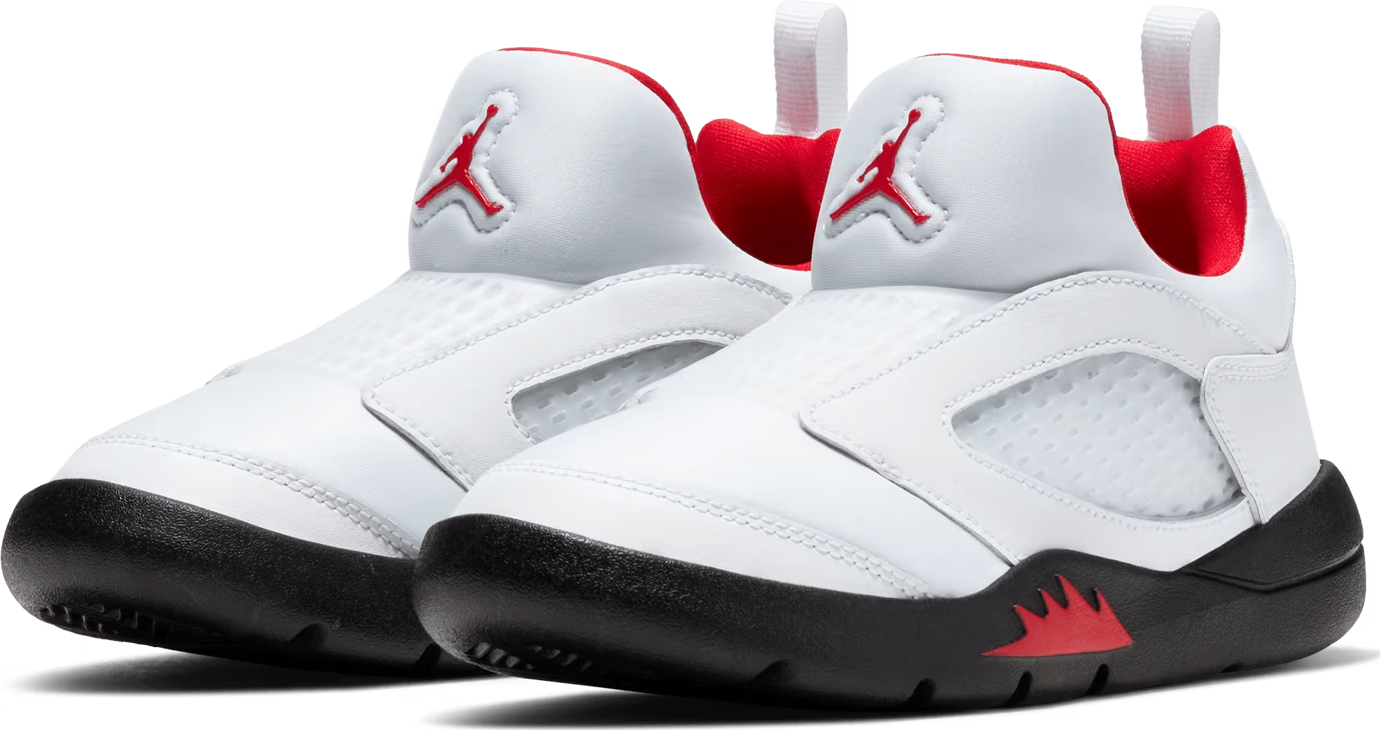 Jordan 5 Retro Little Flex White Black University Red (PS)