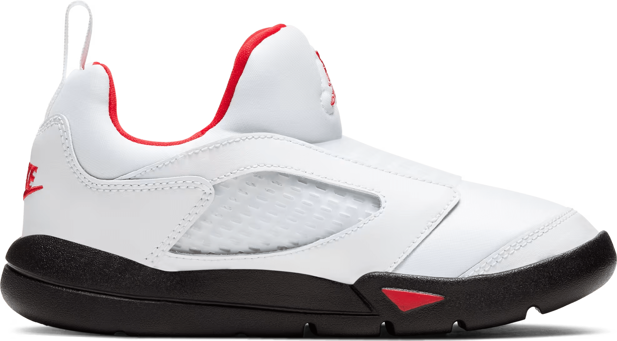 Jordan 5 Retro Little Flex White Black University Red (PS)