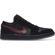 Air Jordan 1 Low Black Red Orbit