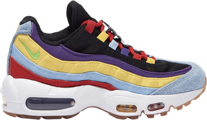 Air max 95 sales psychic blue chrome yellow