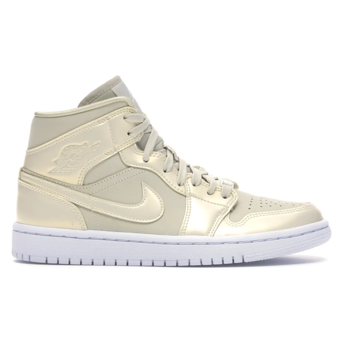 Jordan 1 Mid Goose Feather Yellow (Women's)