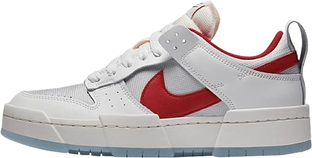 Nike WMNS Dunk Low Disrupt "White Gym Red"