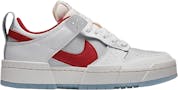 Nike WMNS Dunk Low Disrupt "White Gym Red"