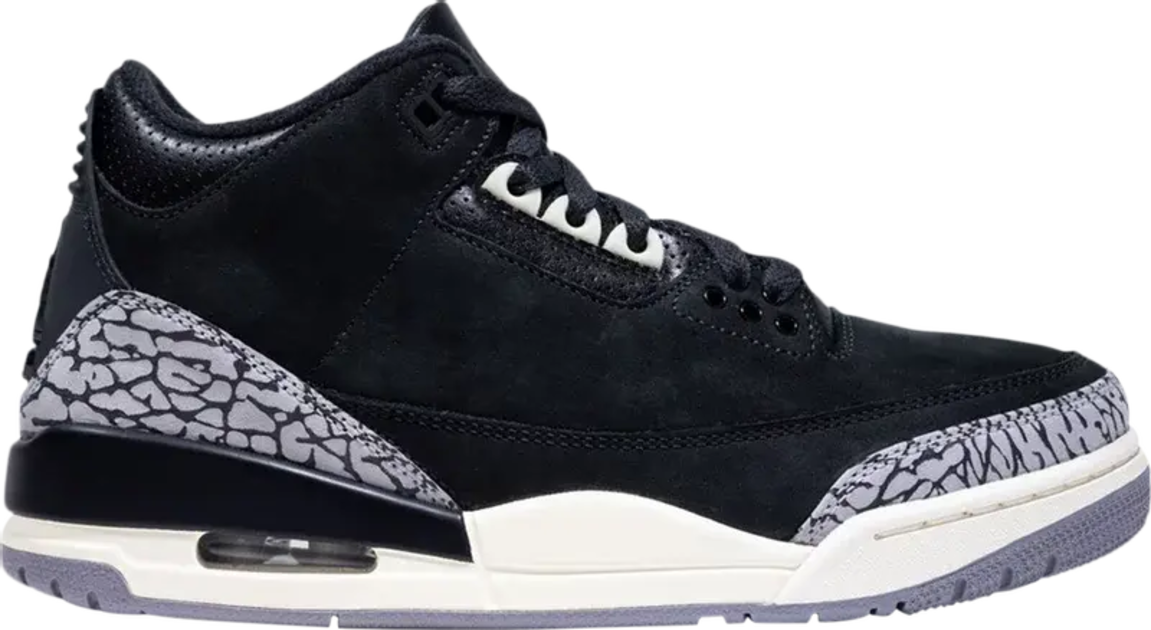 Jordan 3 all deals black