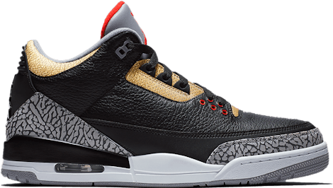 Air Jordan 3 "Black/Gold"