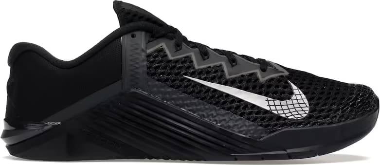 Nike Metcon 6 Black Metallic Silver