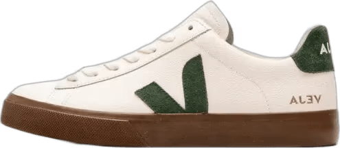 Veja Campo Leather White Cyprus Bark
