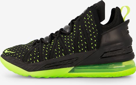LeBron 18 'Black/Electric Green' Basketbal