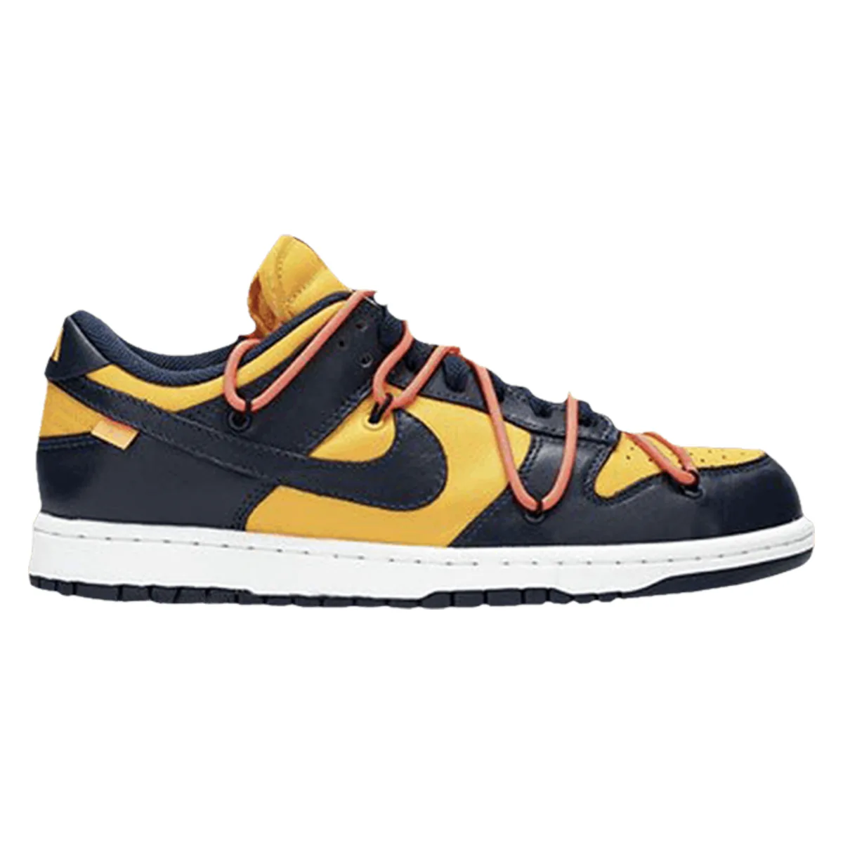 OFF-WHITE x Nike Dunk Low "University Gold"