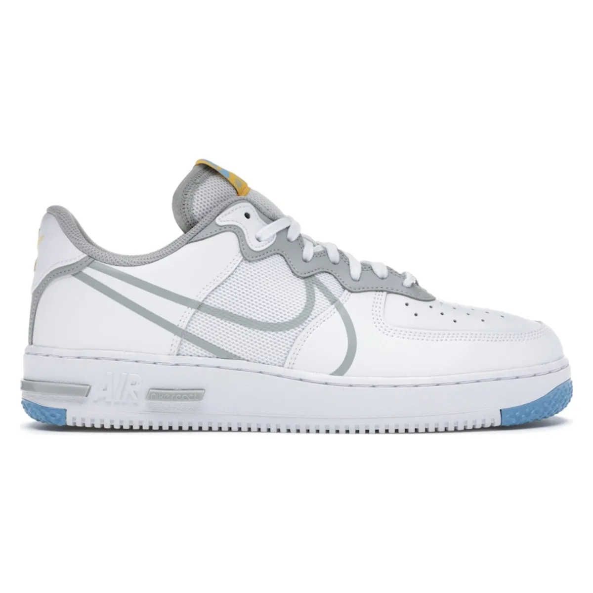 Nike Air Force 1 Low React White Light Smoke Grey
