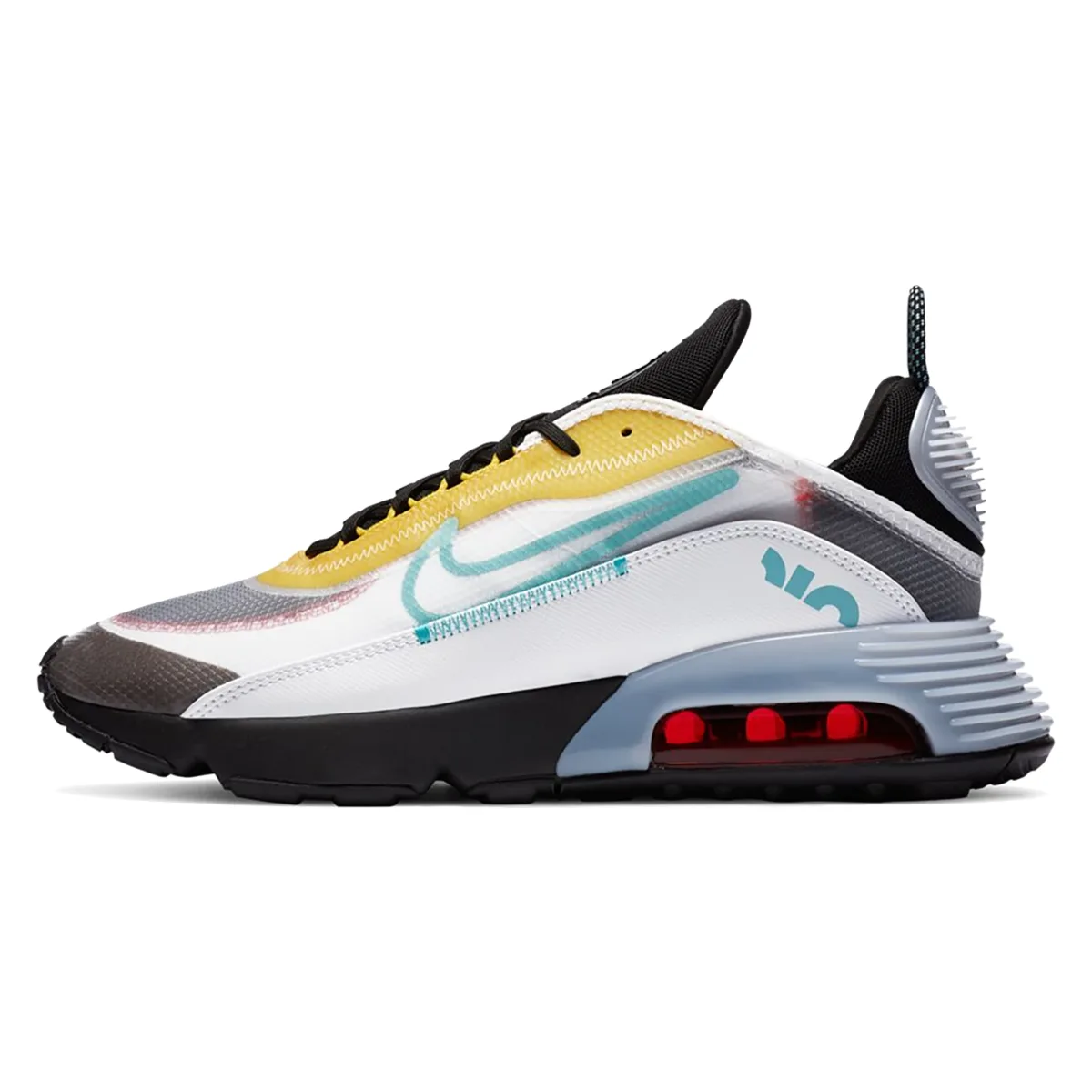 Nike Air Max 2090 White Speed Yellow Bleached Aqua