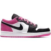 Jordan 1 Low Black Active Fuchsia (GS)