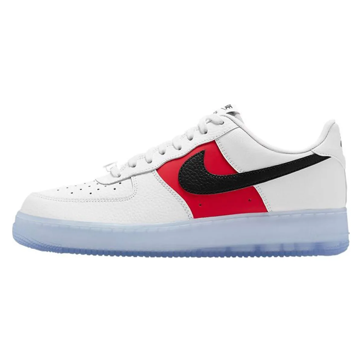 Nike Air Force 1 Low White Red Black (Icy Soles)