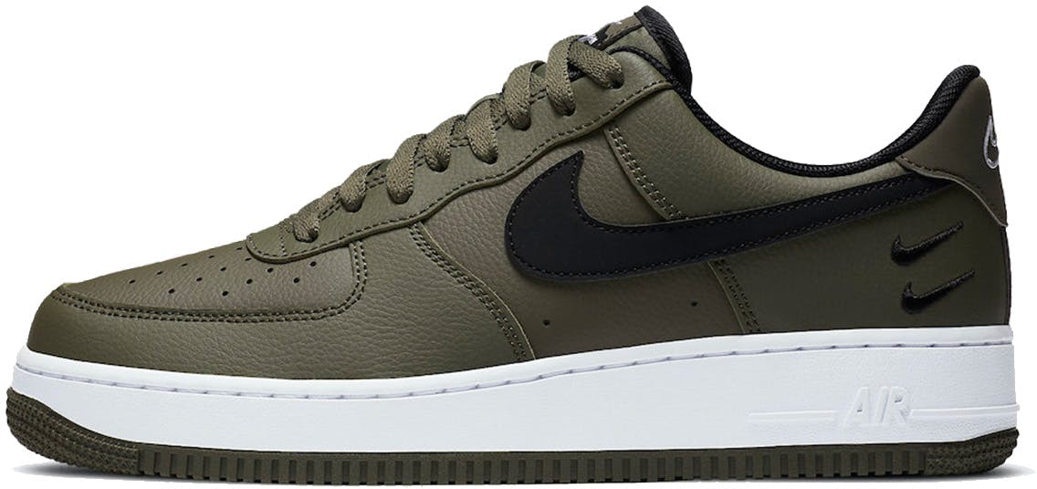 Nike Air Force 1 '07 LV8 Double Swoosh Olive Black-White CT2300