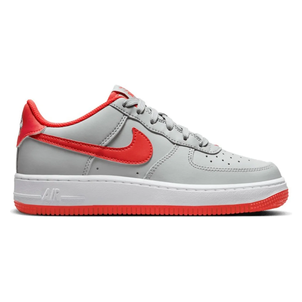 Nike Air Force 1 Low Light Smoke Bright Crimson (GS)