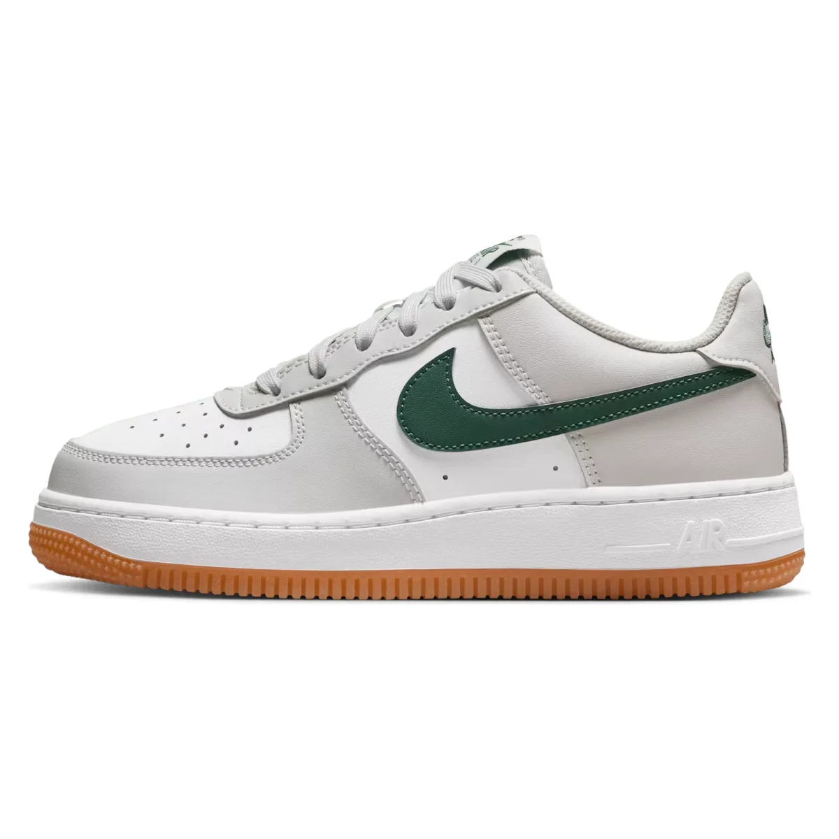 Nike Air Force 1 Low Photon Dust Fir Gum Medium Brown White (GS)