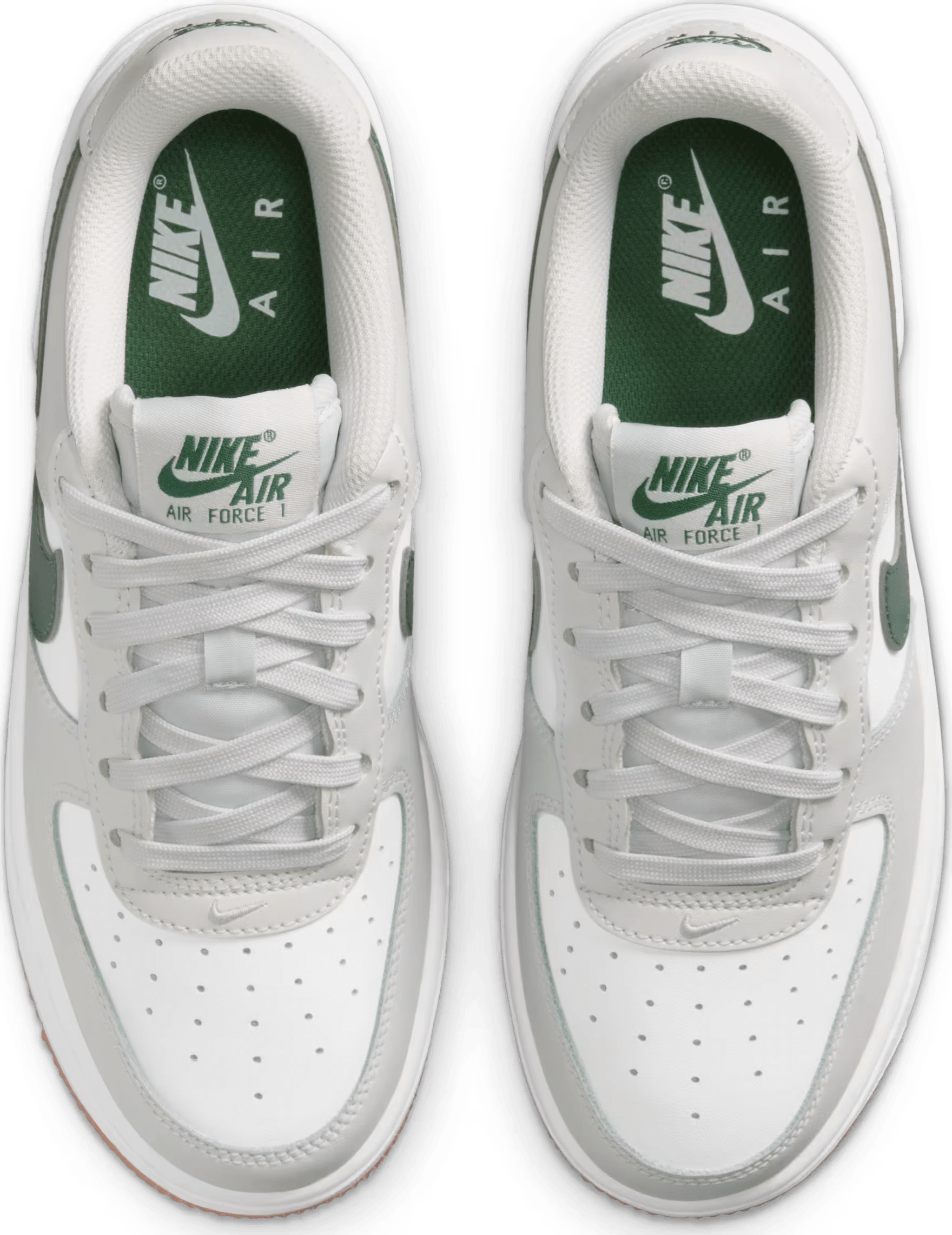 Nike Air Force 1 Low Photon Dust Fir Gum Medium Brown White (GS)