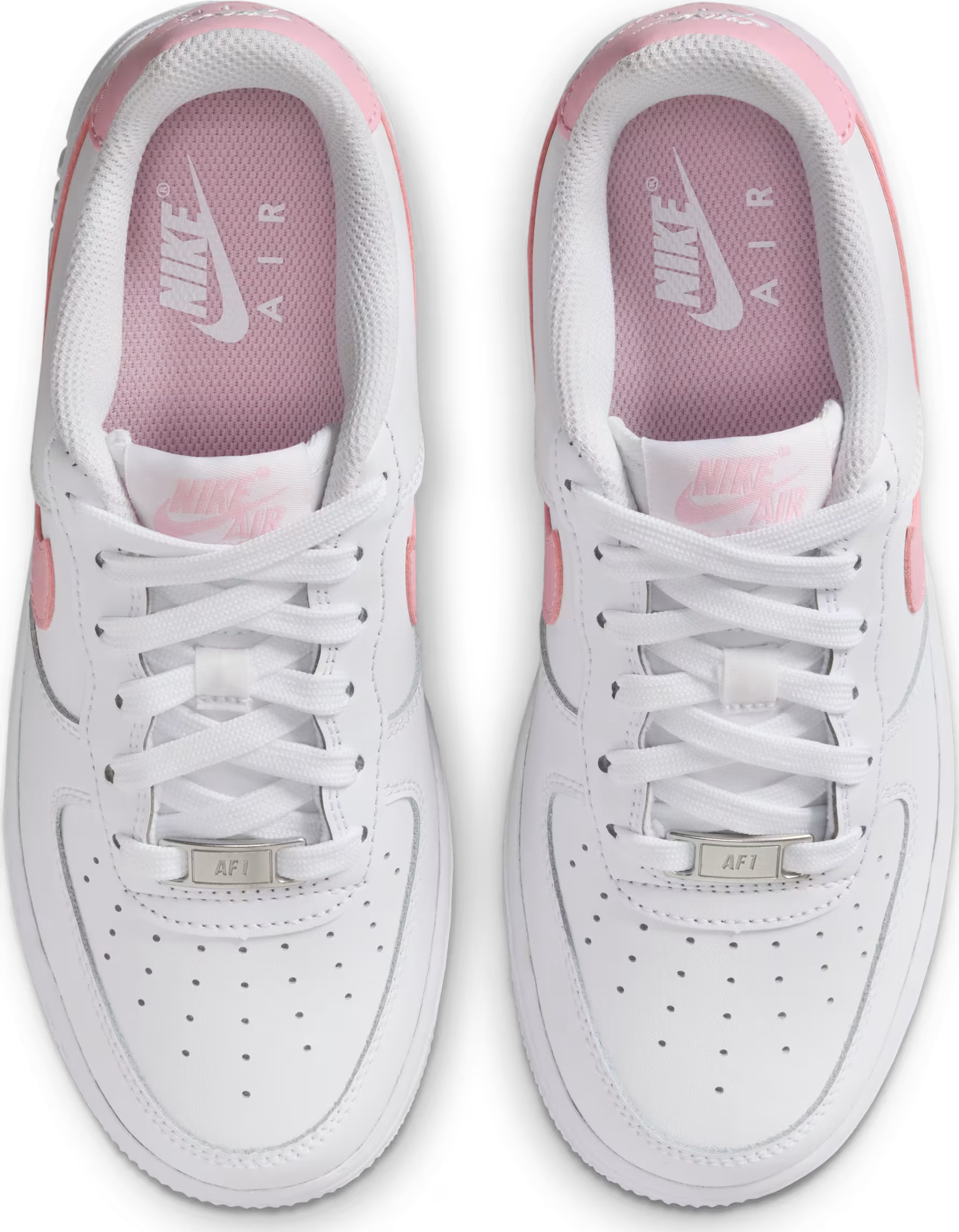 Nike Air Force 1 Low White Medium Soft Pink (GS)