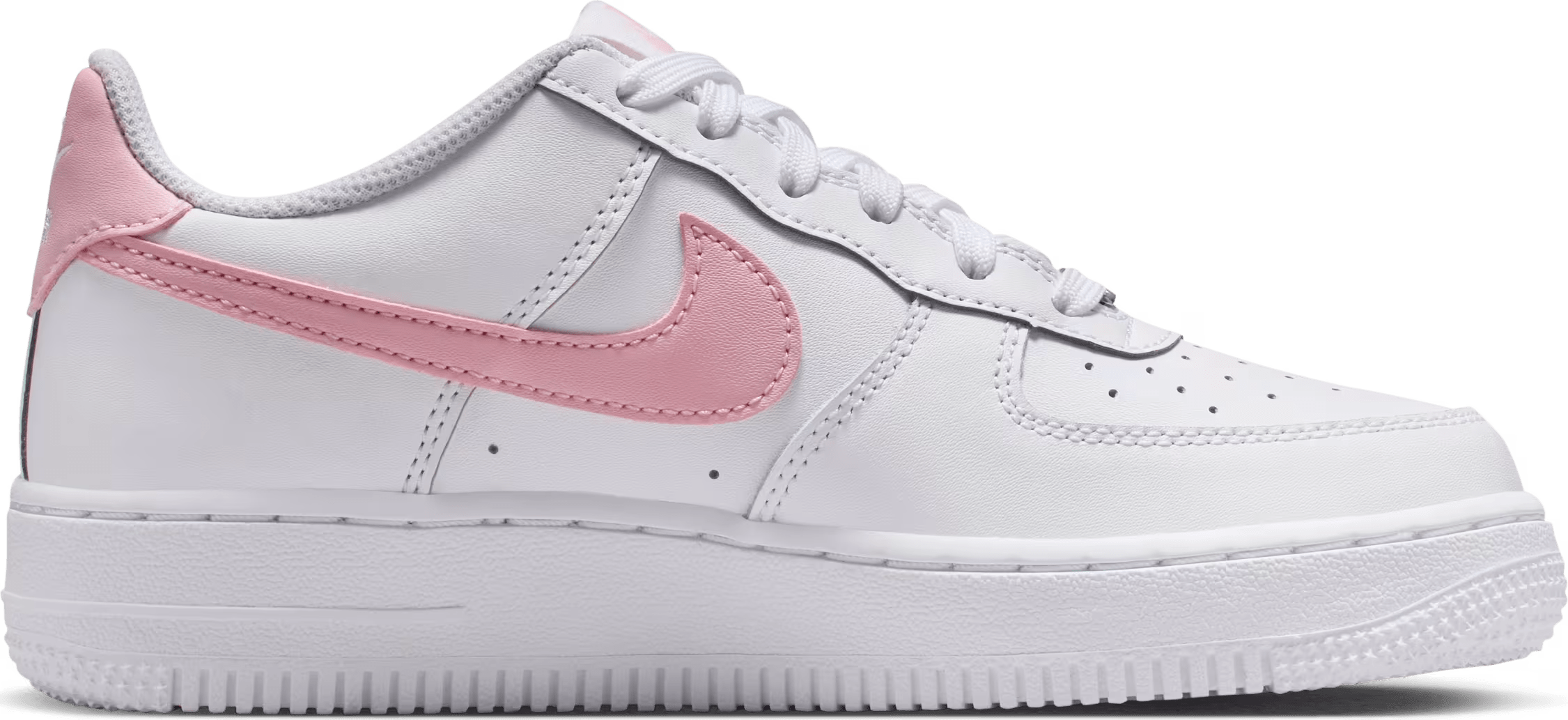 Nike Air Force 1 Low White Medium Soft Pink (GS)