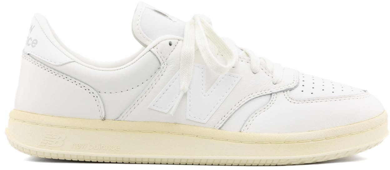 New Balance T500 White Off White