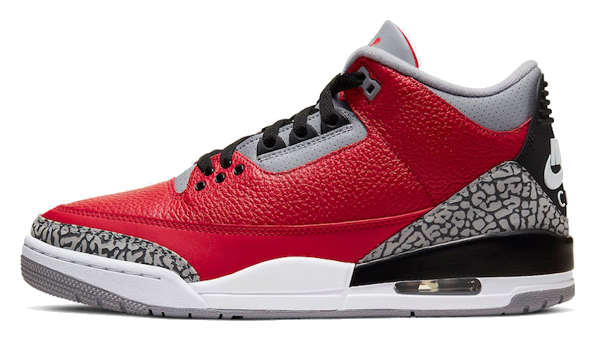 Air Jordan Nike 3 Retro Fire Red Cement Chi