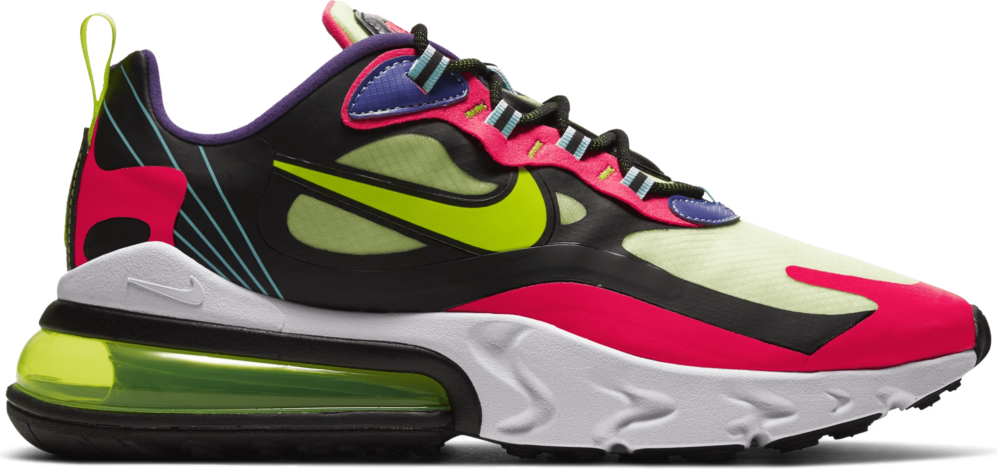 Nike Air Max 270 React -  - Black - Textil, Synthetisch - Maat 40 - Foot Locker